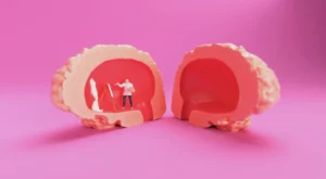 OCD-hjärna kontra normal hjärna