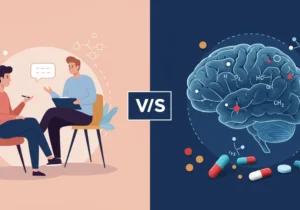 Psykoterapi kontra medicinering