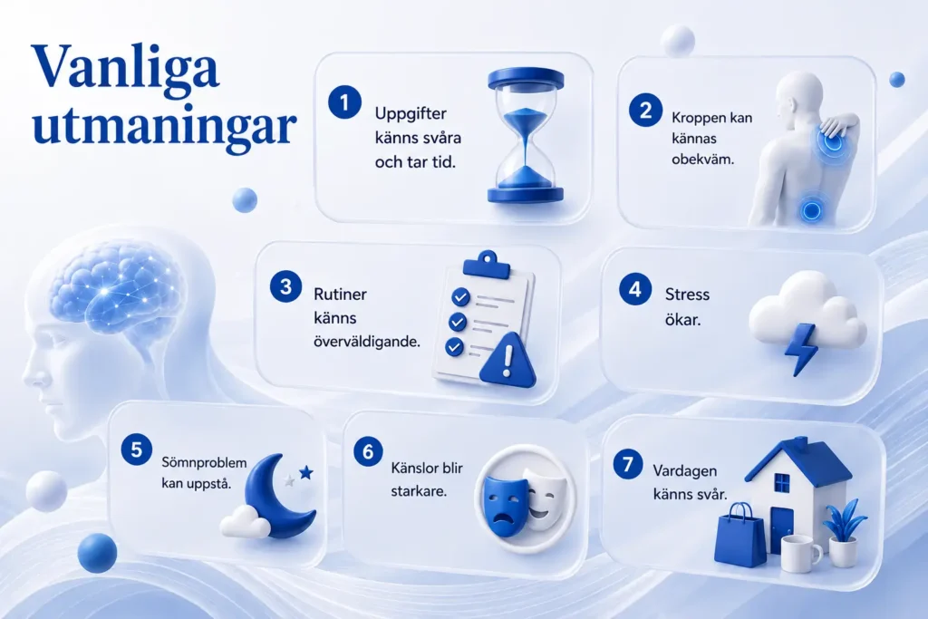 Vanliga utmaningar i vardagen